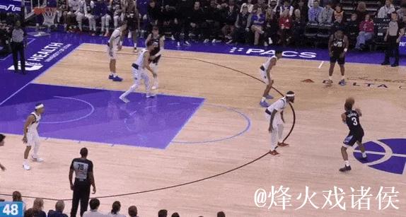 基扬特-乔治华丽突破拉杆得分，爵士打出14-2高潮反超独行侠